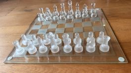 Glas Schachspiel neuwertig