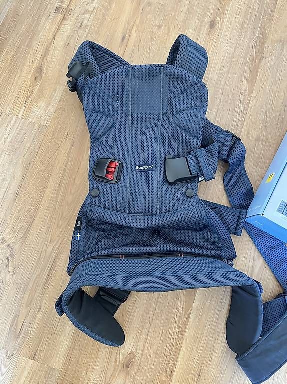 Marsupi portabebè: BabyBjörn One Air, Navy blue – Usato da Obergösgen venduto da hufii 1