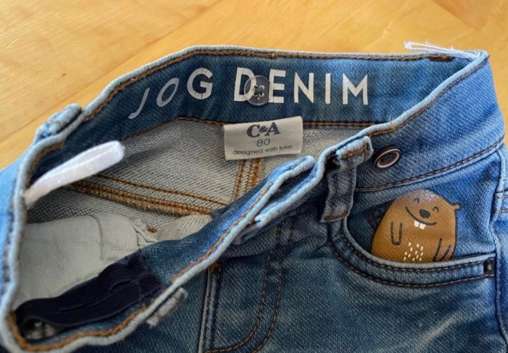 C&A Pantaloni: Hose Gr 80 , Jeans mit Hosenträger – Usato da Hüntwangen venduto da fra_7nd2 3