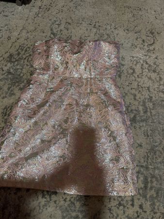 Party Kleid Gr. M, Rosa/Gold Top Zustand