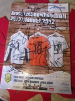AROSA EIS-SNOW FUSSBALL PROGRAMM-HEFT MIT RAREN AUTOGRAMMEN