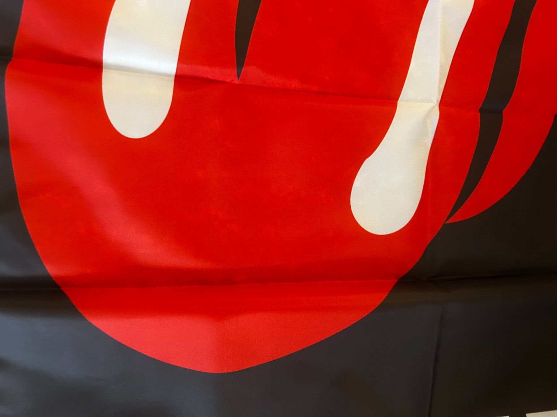 Bandiere: Fahne Rolling Stones Flag Mick Jagger Satisfaction Angie – Nuovo e nell'imballaggio originale da Dättlikon venduto da easythings 7