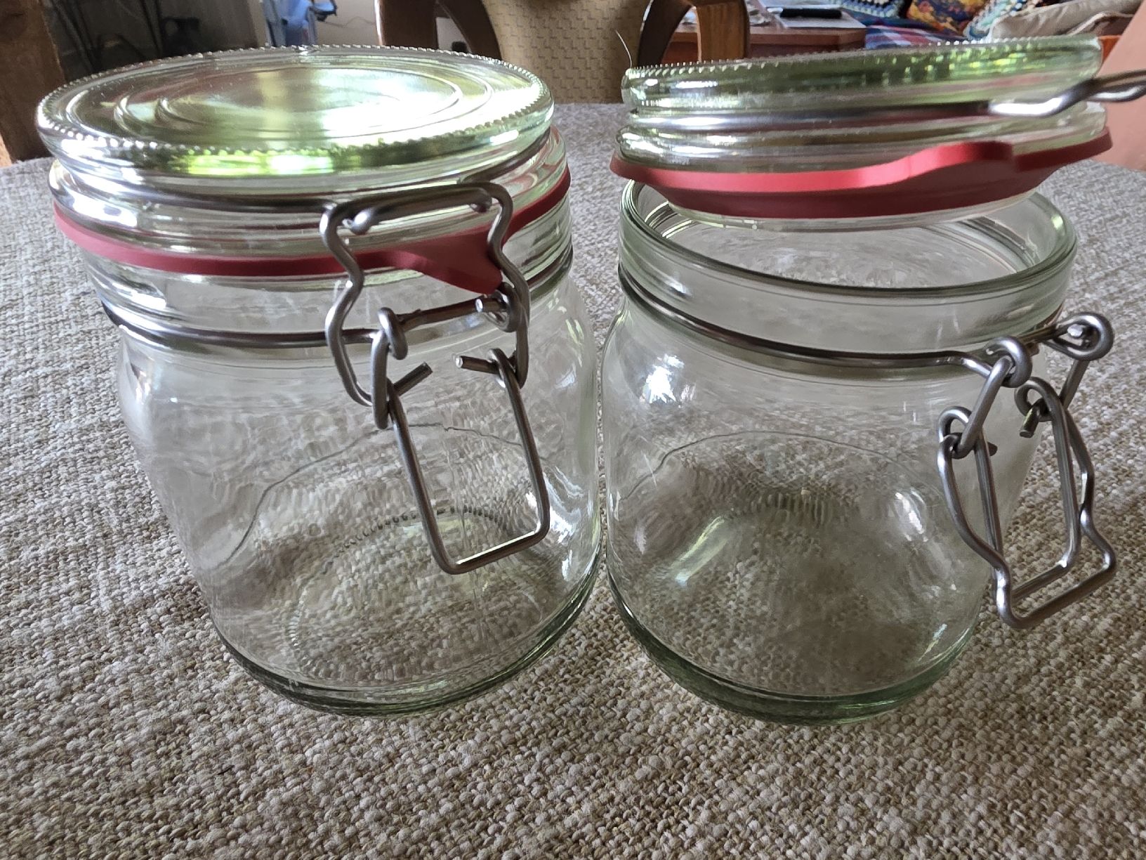 Behälter & Ähnliches: 2x Glass Jar. Storage Container kitchen use – Neu (gemäss Beschreibung) aus Hinwil von Ehretstock8