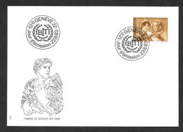 FDC BIT (D IV) 109 ET Genève 22.8.1983 Hans Erni