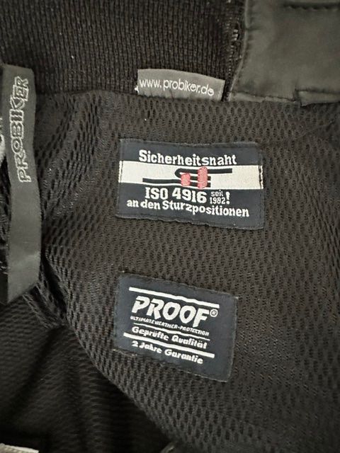 Pantaloni: Leder Motorrad Hose  Grösse 62 Probier – Usato da Buchs ZH venduto da al03a 3