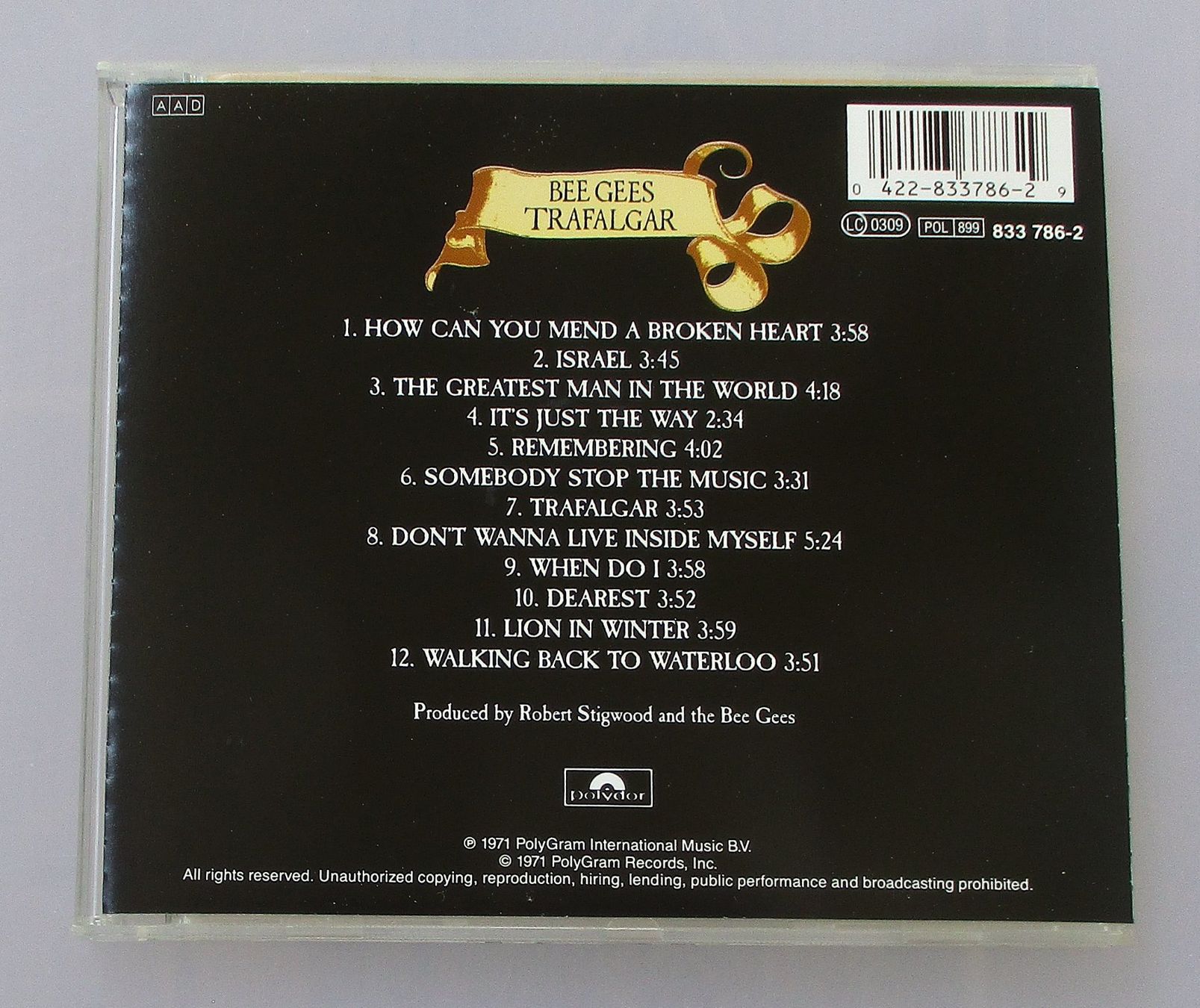 CD: BEE GEES - Trafalgar – Usato da Wattwil venduto da Muriel11 1