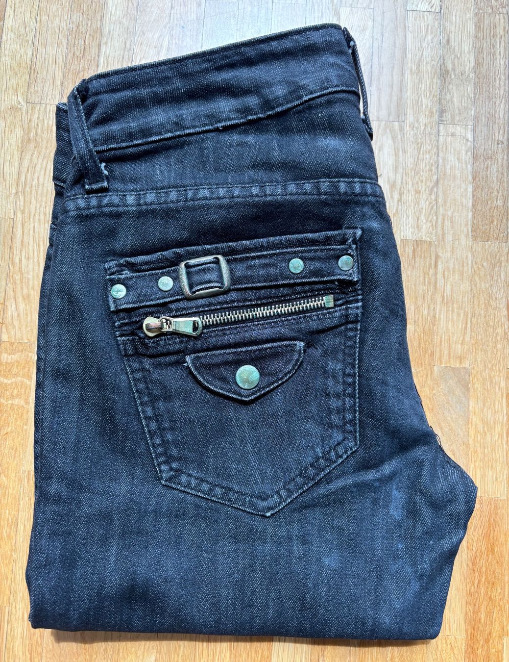 Replay Jeans: Jeans Replay noir, taille 25/34! – Usato da Perly venduto da Flemprod01 4