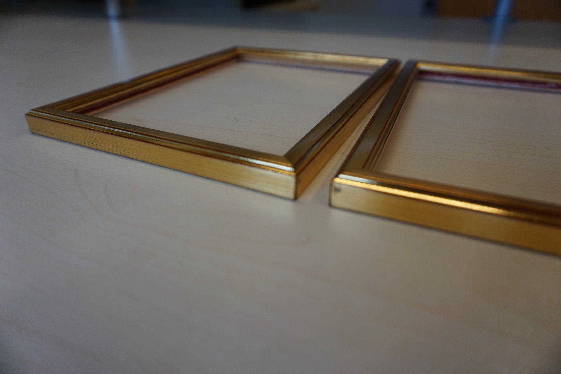 Cornici: Bilderrahmen 3-er Set klein, gold aus Holz – Nuovo (secondo la descrizione) da Giswil venduto da sowo60 4