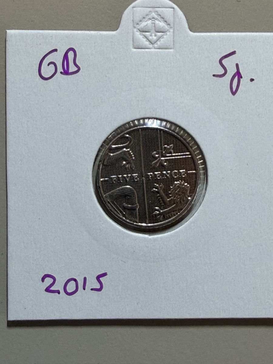 Toutes les monnaies: GB - 5 pence - 2015 – D'occasion à Payerne par Mike1682