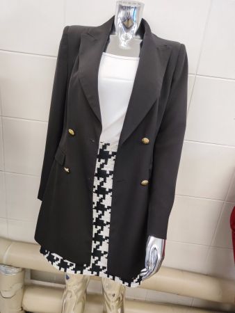 elegantes schwarze blazer gr 36