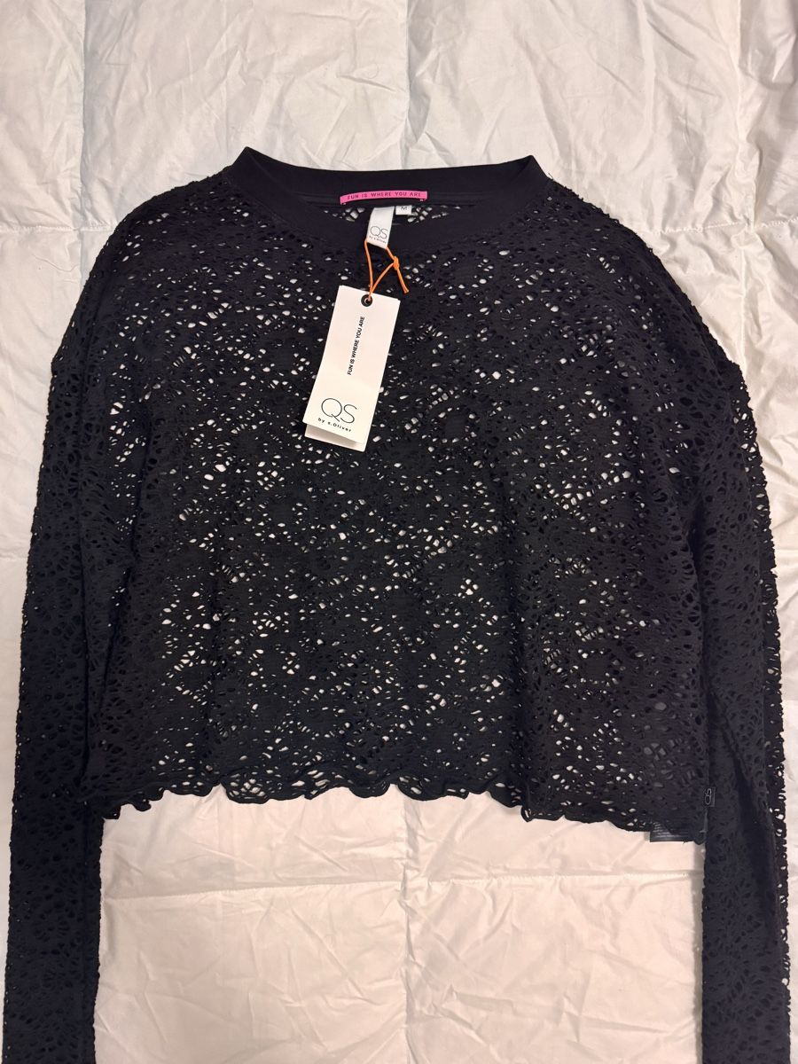 Maglioni & Felpe: Schwarzer Pulli mit Löcher – Nuovo e nell'imballaggio originale da Lenzburg venduto da CelinaS01 1