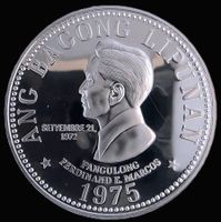 PHILIPPINEN 5 PISO 1975 UNZ. PROOF *SEHR RAR*