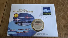 2013 Medallienbrief Patrouille Suisse Ready to the Show