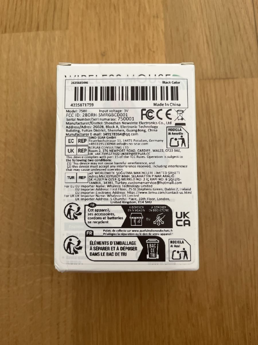 Mouse: Kabellose Computermaus schwarz neu – Nuovo e nell'imballaggio originale da Ostermundigen venduto da yannip 3