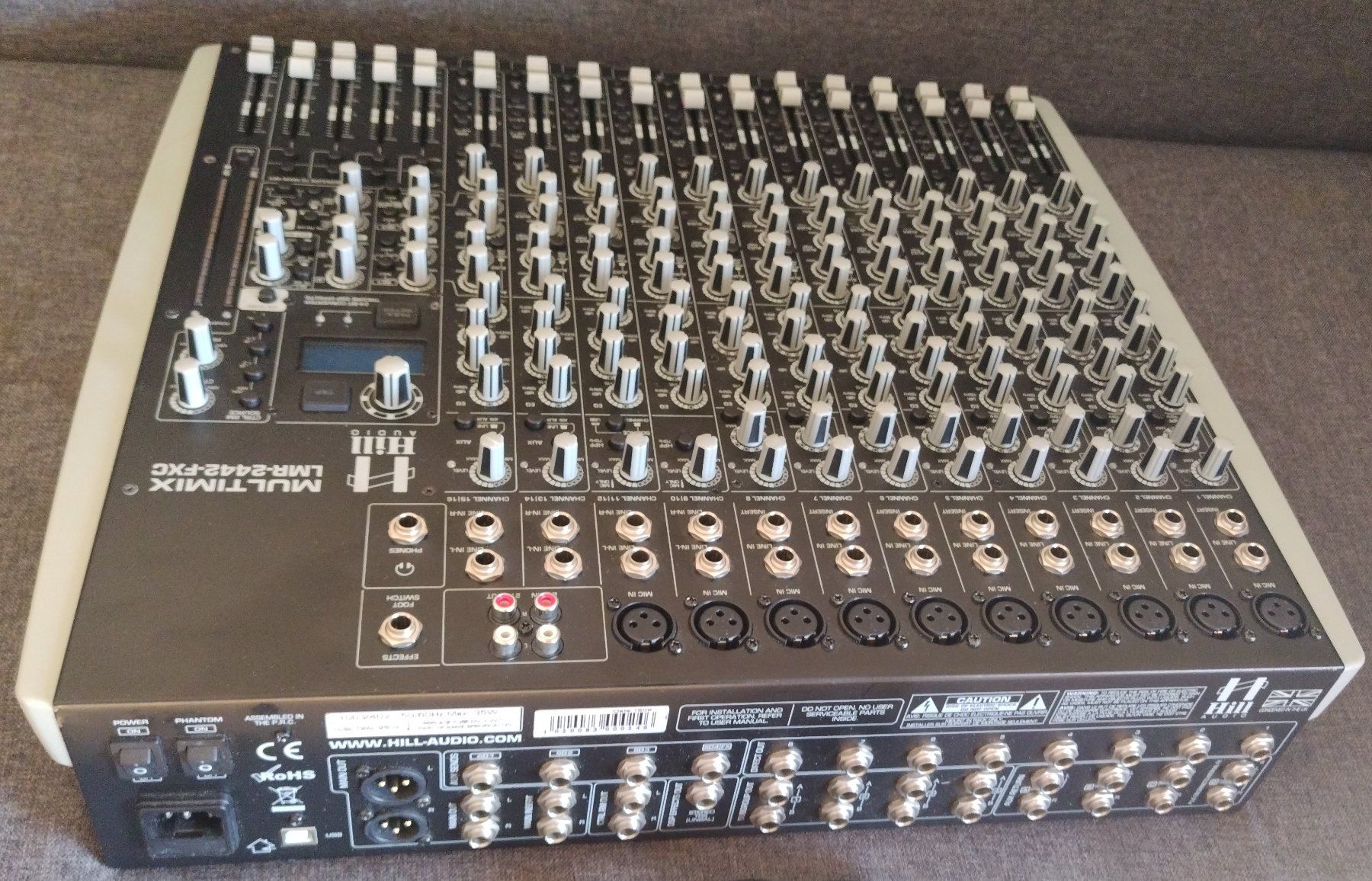Console di mixaggio: Super table Hill Audio Multimix LMR-2442-FXC – Usato da Vevey venduto da Djporradao 9
