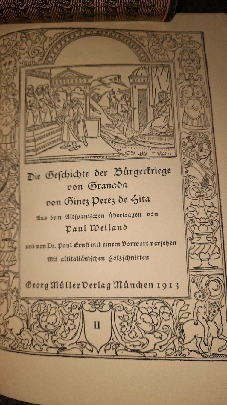 Libri: DIE GESCH. DER BÜRGERKRIEGE VON GRANADA – Usato da zürich venduto da gabab 7