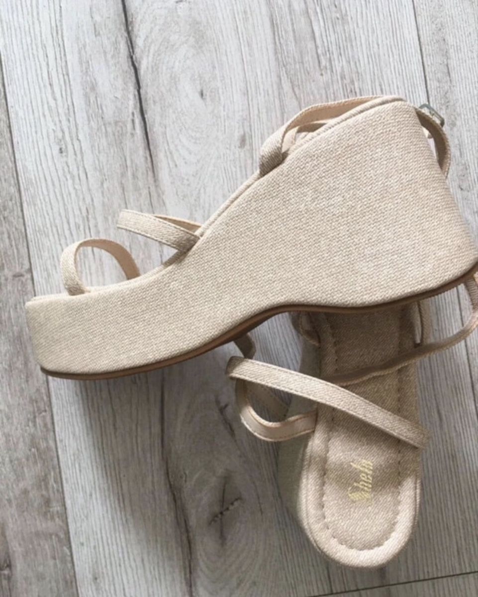 Scarpe da donna: Sandales compensées – Nuovo (secondo la descrizione) da Genève venduto da tch_dw9w 1