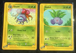 Gloom & Oddish Pokémon (Expedition) - 78/165 & 122/165