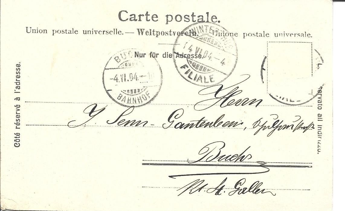 Cartoline postali: AK  Winterthur – Usato da Appenzell venduto da mai25 1