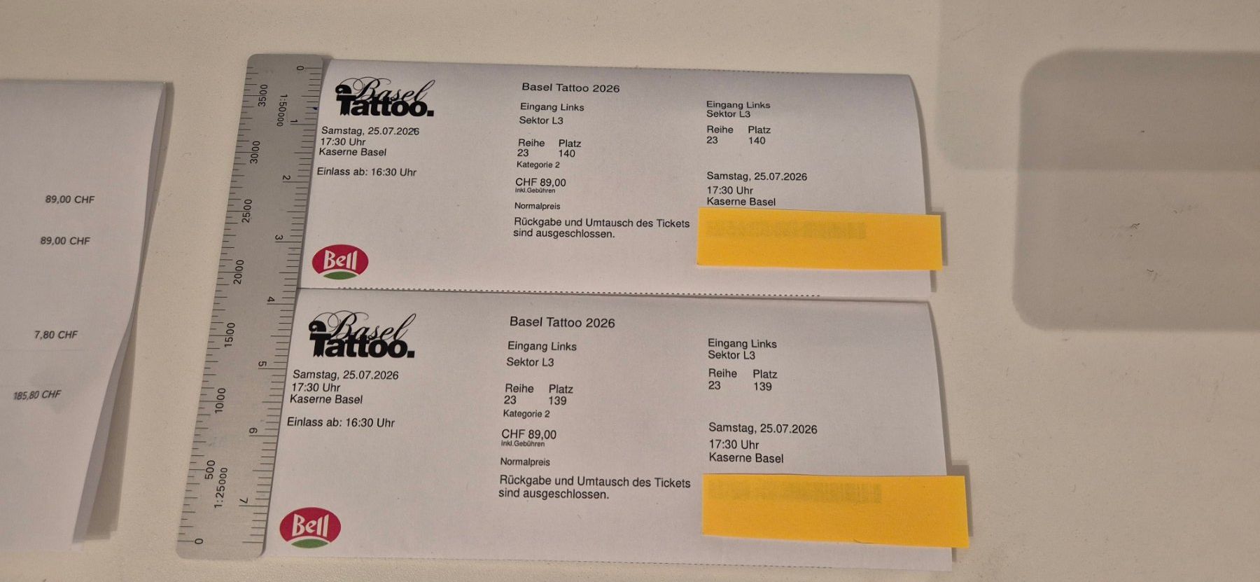 Biglietti: 2x Basel Tattoo 2026 Tickets Samstag 25.07.2026 – Nuovo (secondo la descrizione) da Wangen b. Olten venduto da golf89