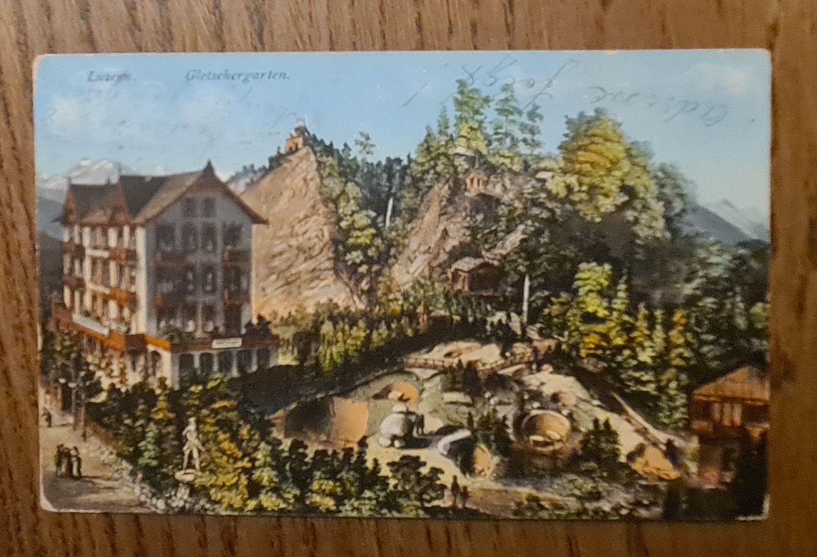 Cartoline postali: Luzern Gletschergarten 1914 – Usato da Ebikon venduto da Donar50