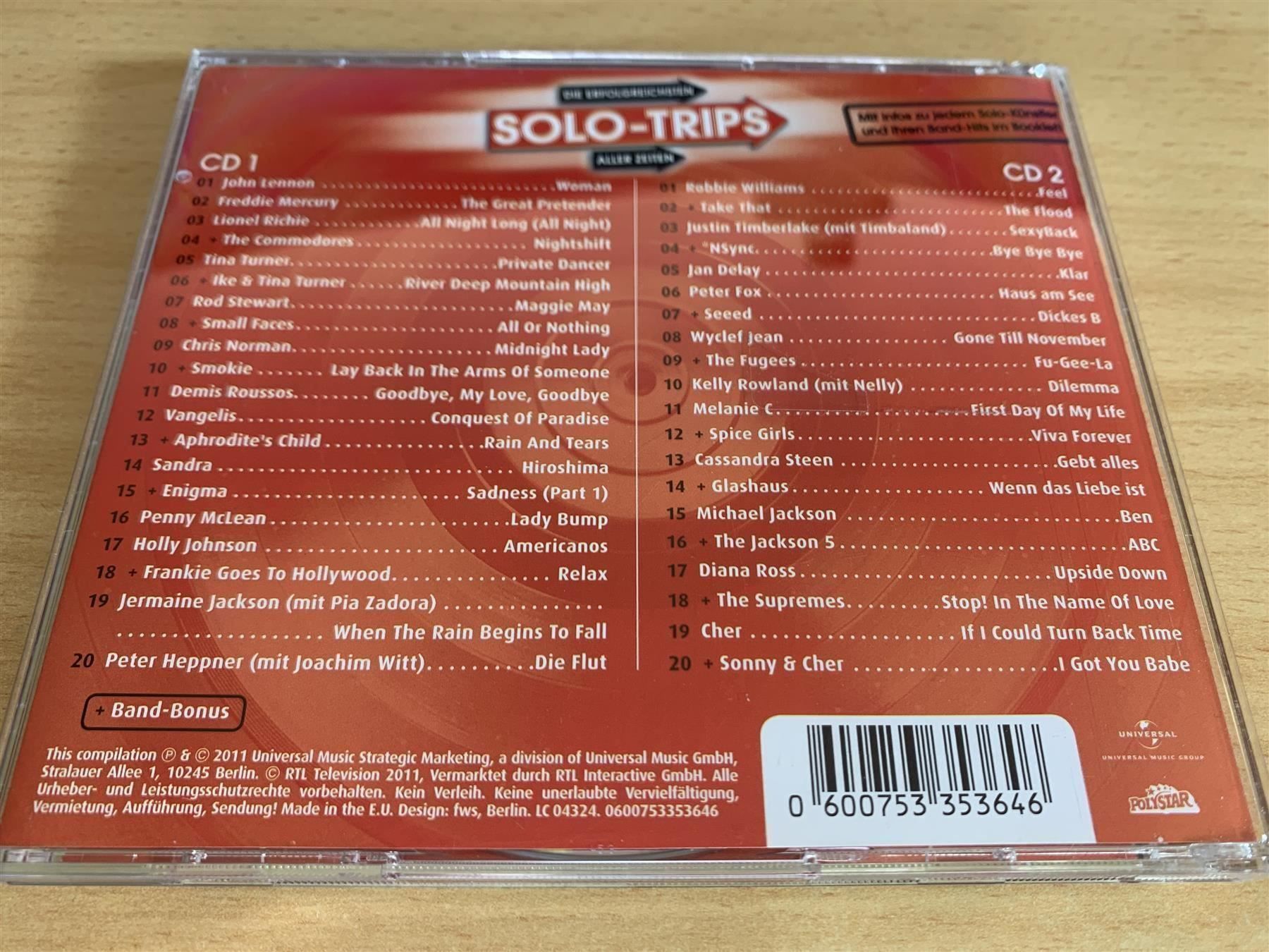 CD: Chart Show - Solo-Trips - 2 CD – Usato da Rikon im Tösstal venduto da Alpenmutz 1