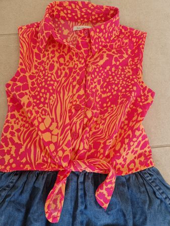 Jumpsuit, Gr. 122, Jeans m. Oberteil, Onesie, Overall Hose