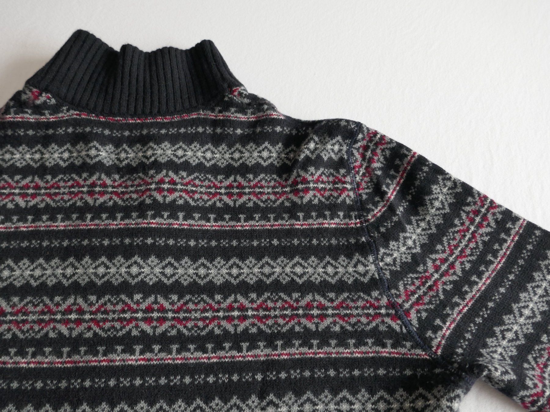 Maddison Giacche: Strickjacke mit Reissverschluss - dunkelblau + Muster – Usato da Volketswil venduto da Cobra22 4