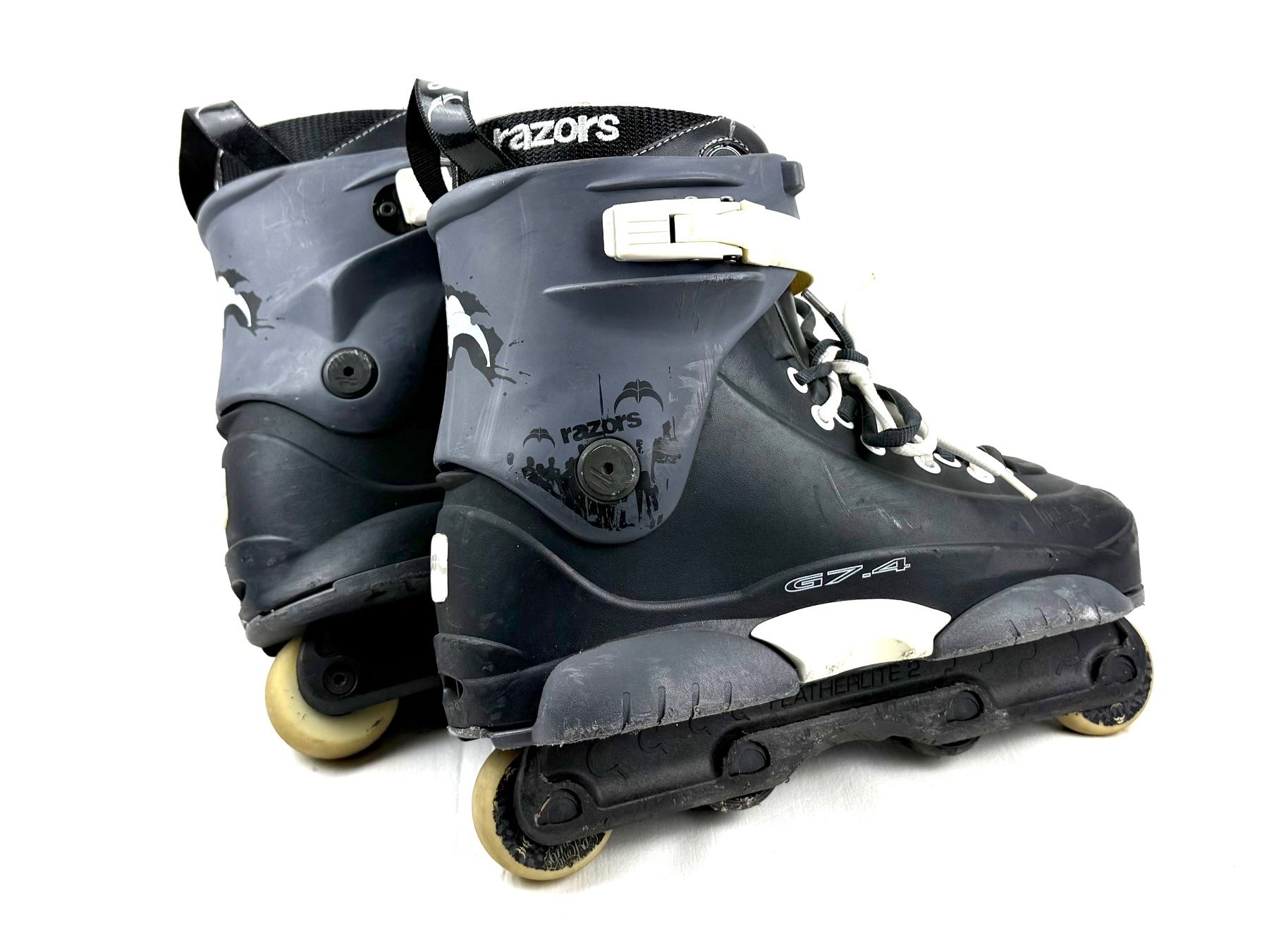 Pattini in linea & Pattini a rotelle: Razors G7.4 Agressive Inline Skates Gr. 45 – Usato da Lauwil venduto da fab_dnf5 5