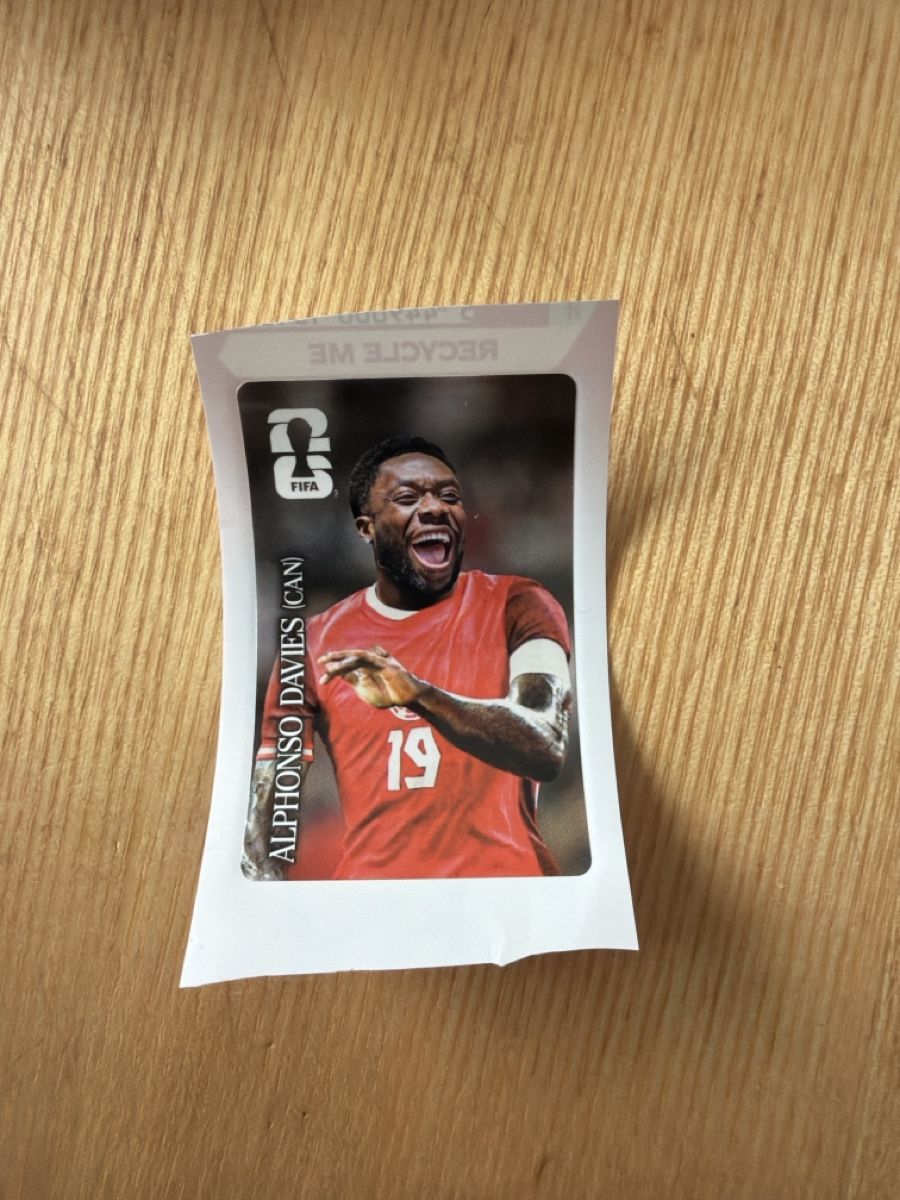 Coca-Cola Carte collezionabili: Cola WM 2026 Alphonso Davies Sticker – Nuovo (secondo la descrizione) da Niederglatt ZH venduto da sim_gj7s