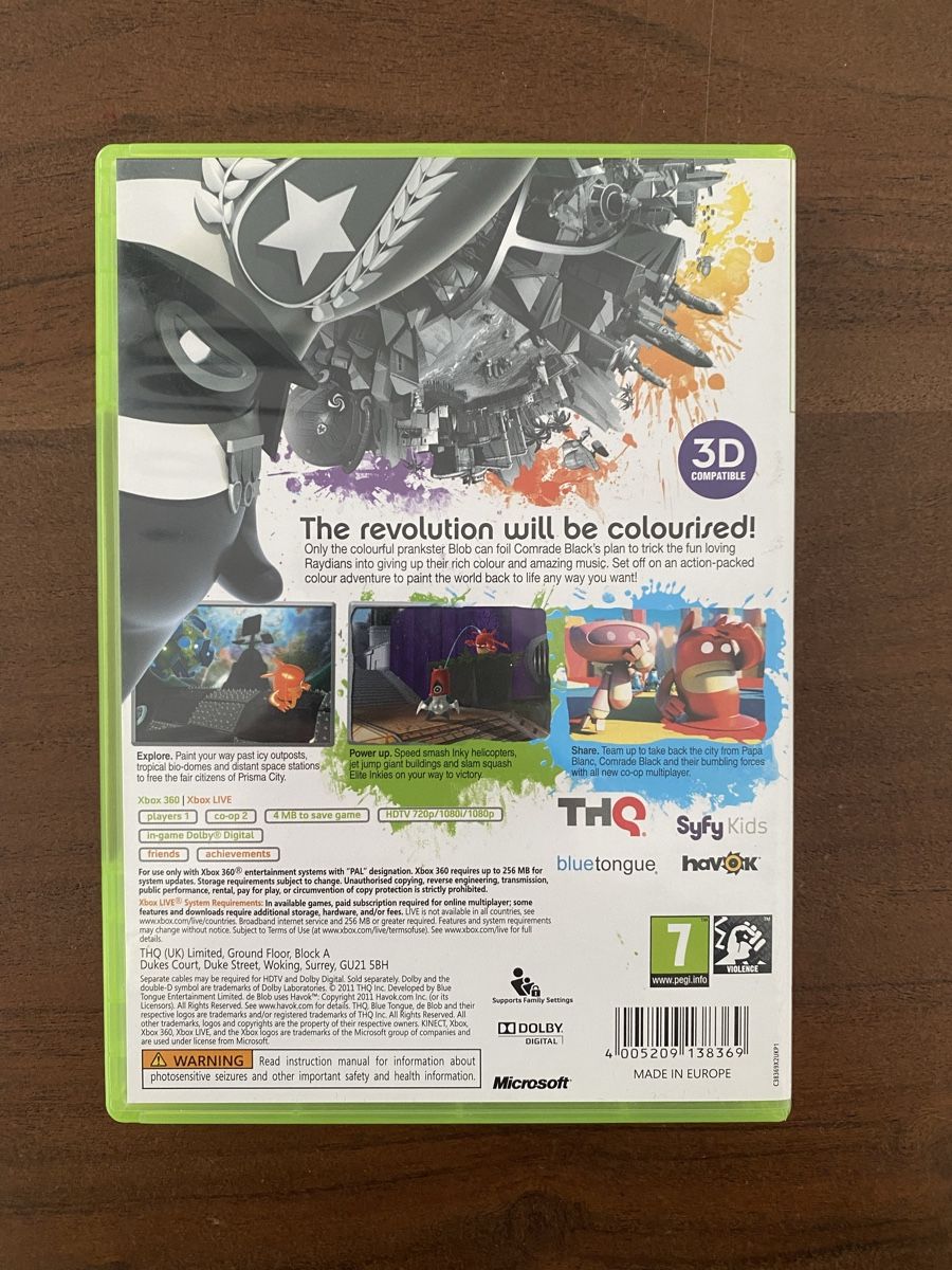 Microsoft Giochi: de blob 2 für Xbox 360 – Usato da Thunstetten venduto da Virus_33 2