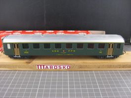 HAG SBB Wagen 1.Klasse, mit OVP, Längenmassstab 1:100