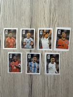 7 vignettes football joueurs variés