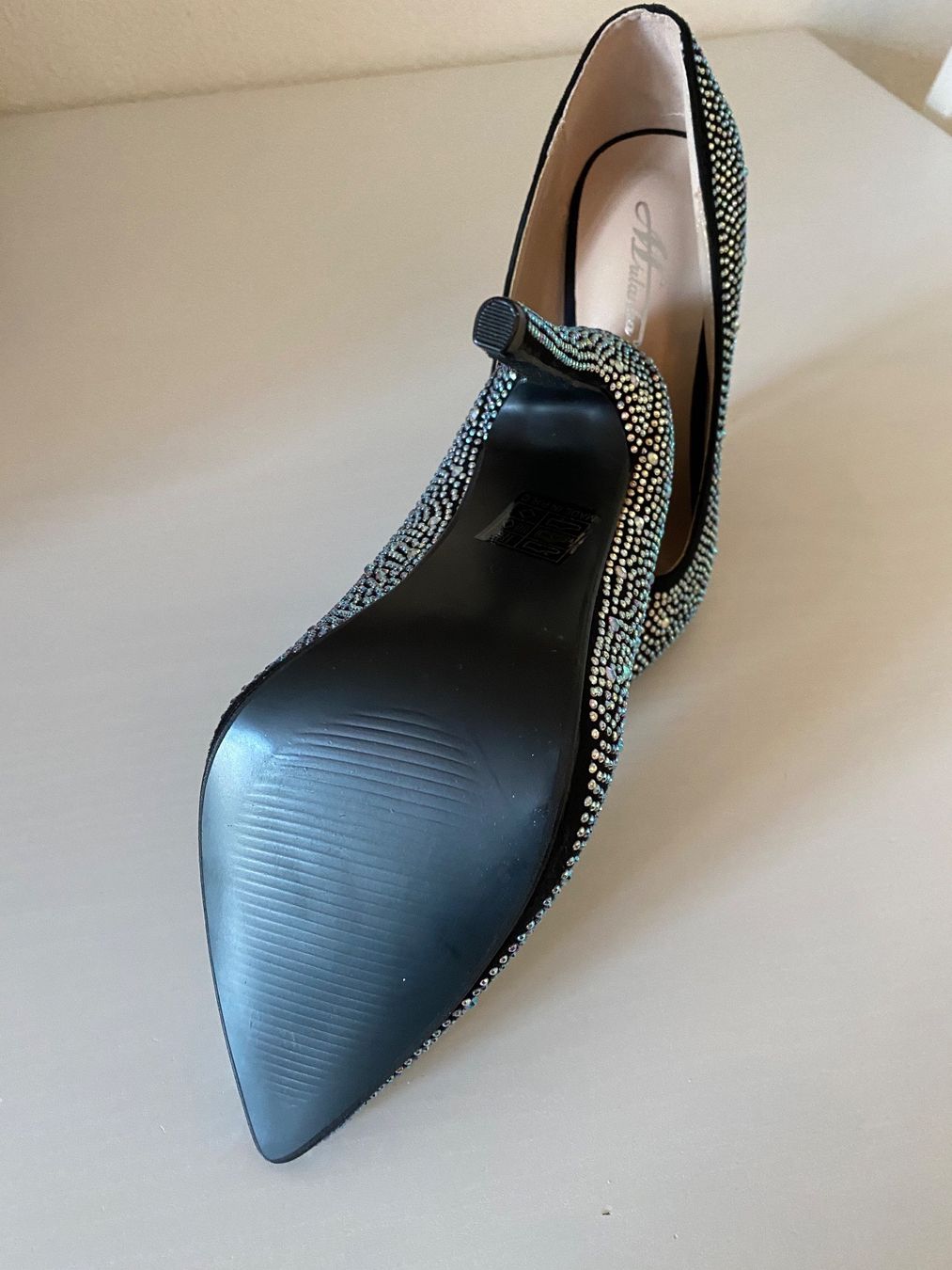 Damenschuhe: High Heels Glitzer Strassbesatz 37 NEU – Neu (gemäss Beschreibung) aus Oberglatt ZH von jul_nhy7 3