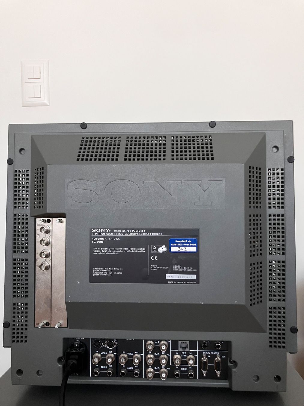 Sony Televisori: Sony Pvm 20L4 – Difettoso da Genève venduto da est_msm8 4