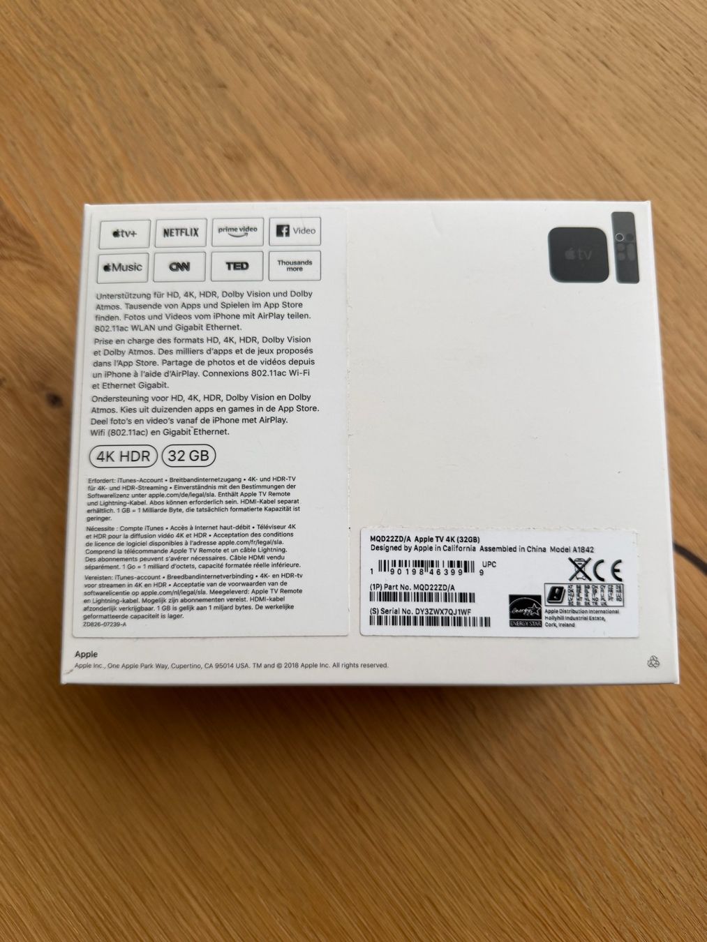 Apple TV 4K - 32 GB (Gebraucht) in Oetwil a.d. Limmat für CHF 1 – mit ...