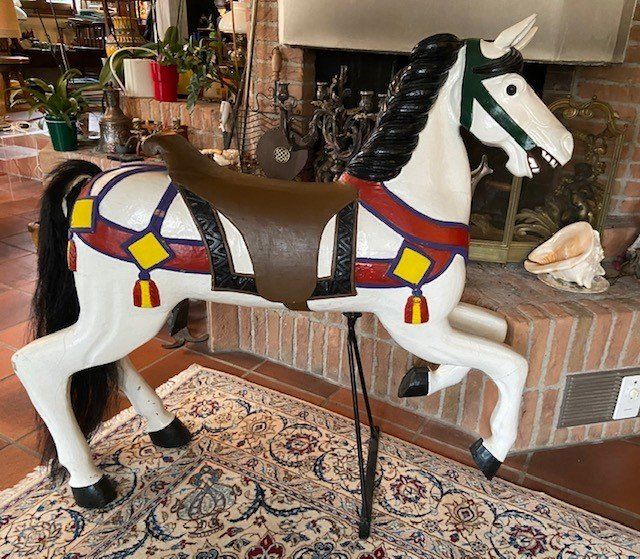 Sculptures & Statues: Echtes wunderschönes Karusellpferd – D'occasion à Gersau par pandabear01 5