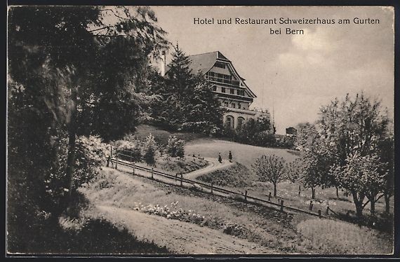 Cartes postales: Bern, Hotel und Restaurant Schweizerhaus – D'occasion à Berlin par bartko-reher
