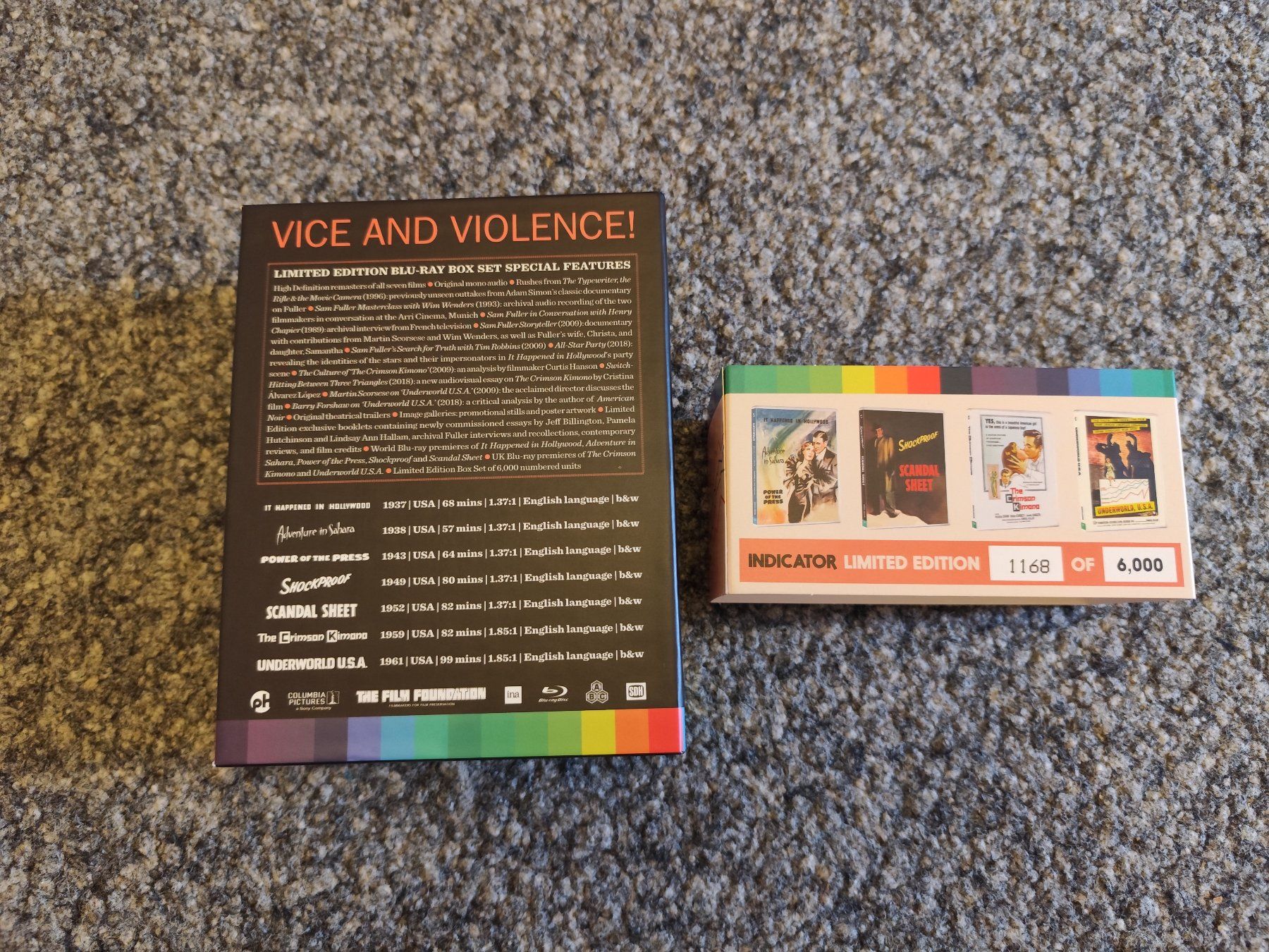 Alle DVDs: Samuel Fuller at Columbia - LE Indicator UK – Neu (gemäss Beschreibung) aus Zofingen von Debohli 1