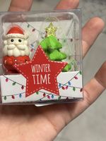 Neuf mini gomme Père Noël Radiergummi