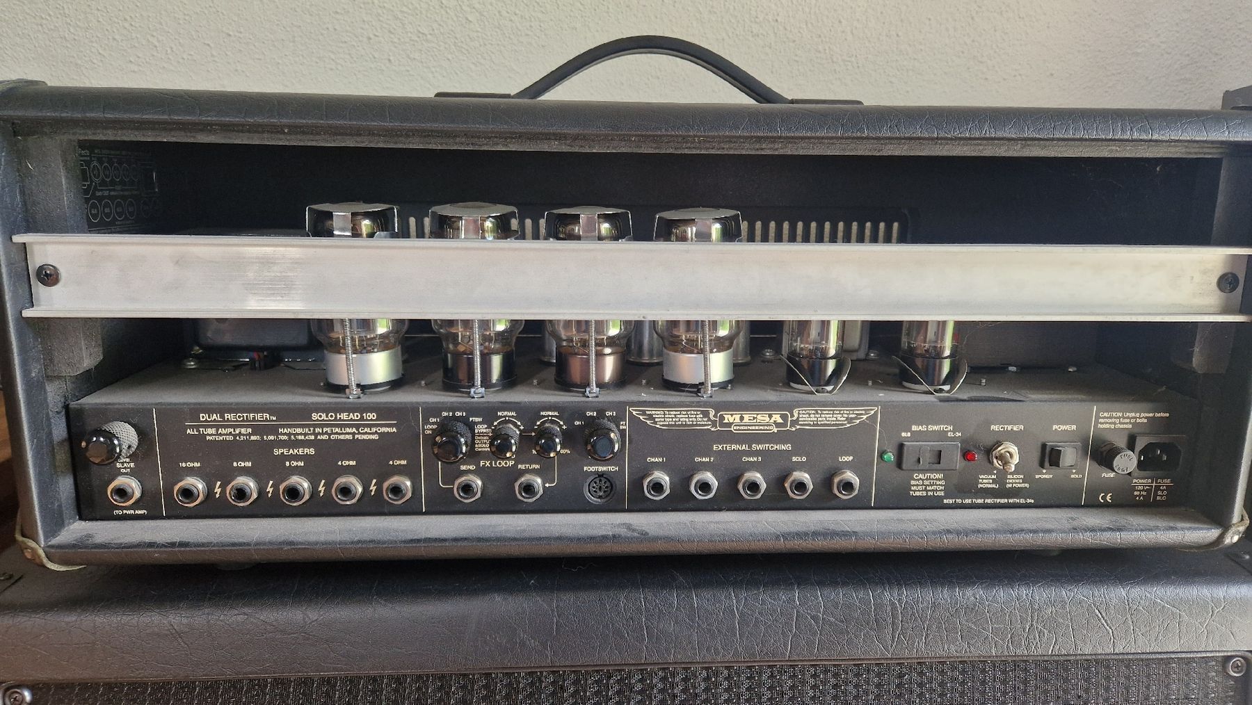 Mesa Boogie Amplificatori: Mesa/Boogie Dual Rectifier Solo Head 100W USA – Usato da Bellinzona venduto da Bodpa 1