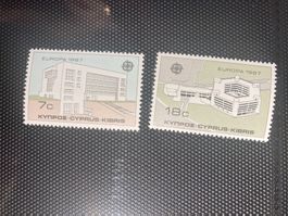 Zypern 1987 Europa CEPT Satz Architektur postfrisch