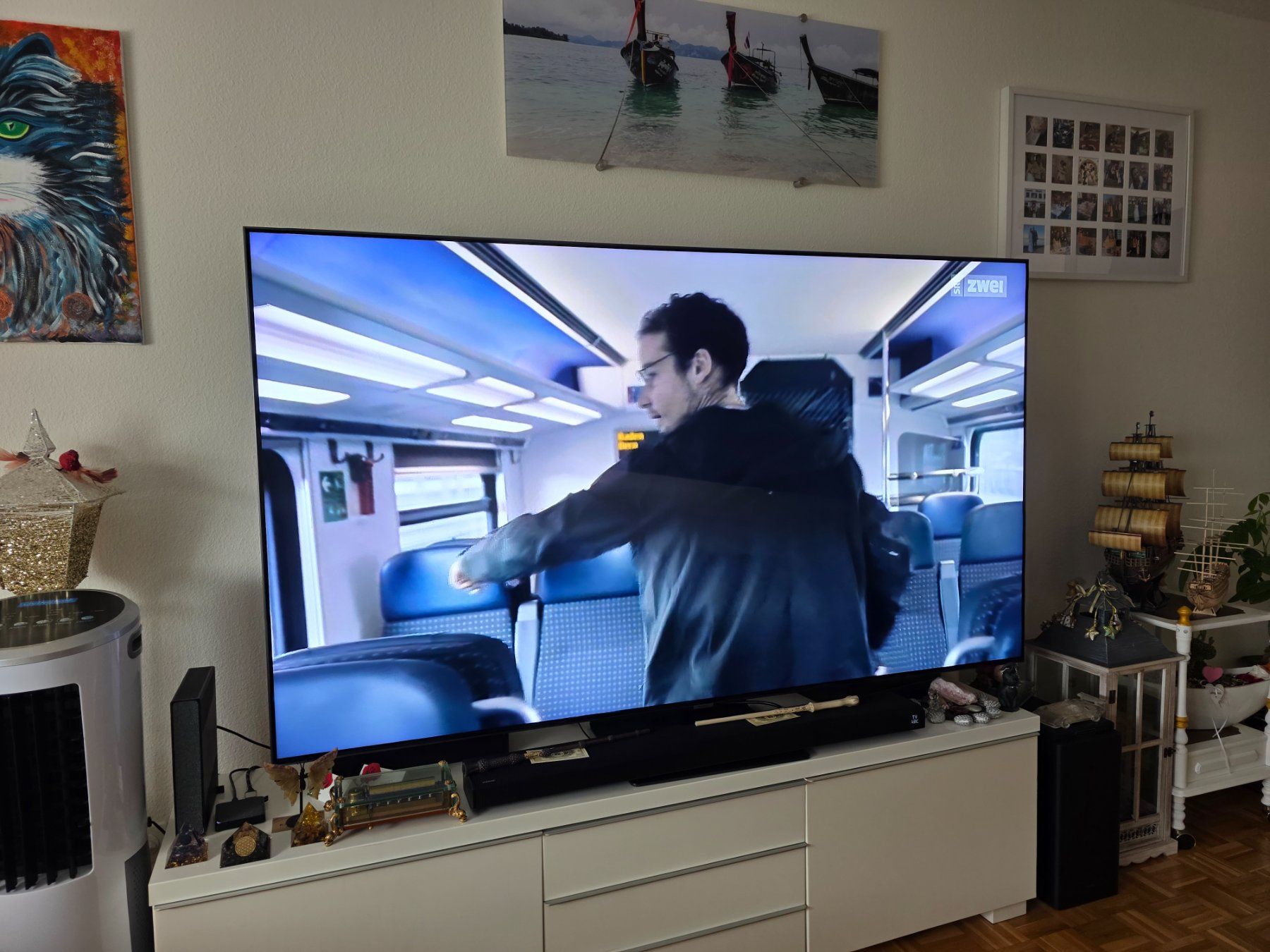 Samsung Televisori: Samsung 75 Zoll QLED 2022 – Usato da Richterswil venduto da Flowercook