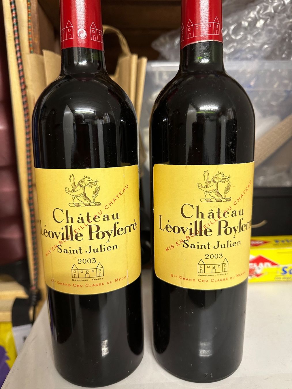 Wein: 2 Fl. Ch. Leoville Poyferre Jg. 2003 – Neu und originalverpackt aus Birmensdorf ZH von Broesli