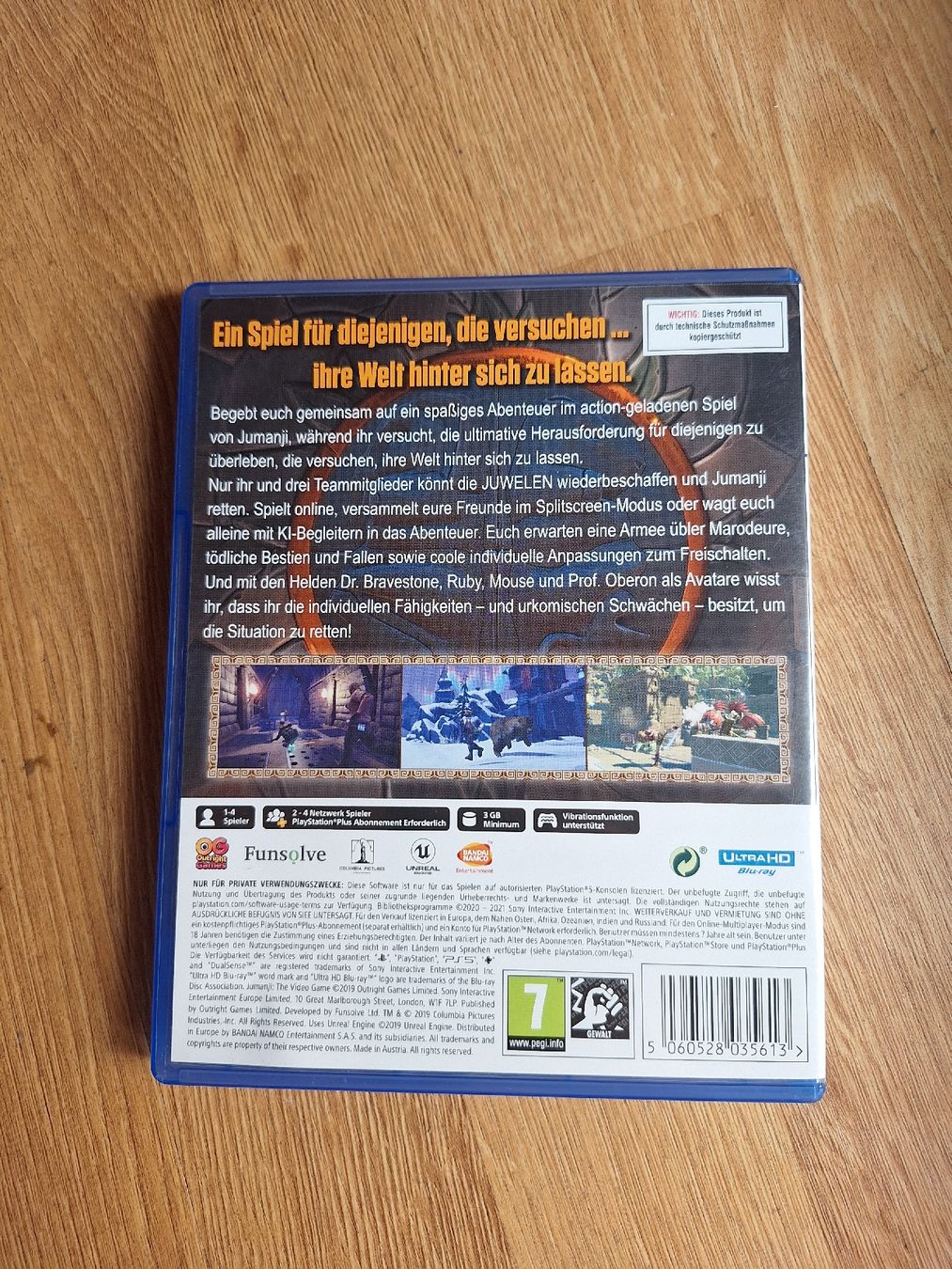 Spiele: PS5 Jumanji Spiel – Gebraucht aus Windisch von loa_ppp2 1