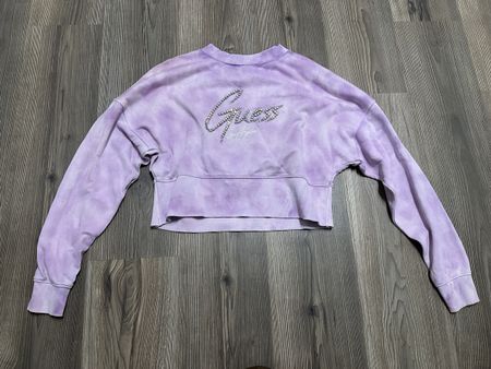 Guess Pullover Lila mit Strass, Gr. S - Neu!