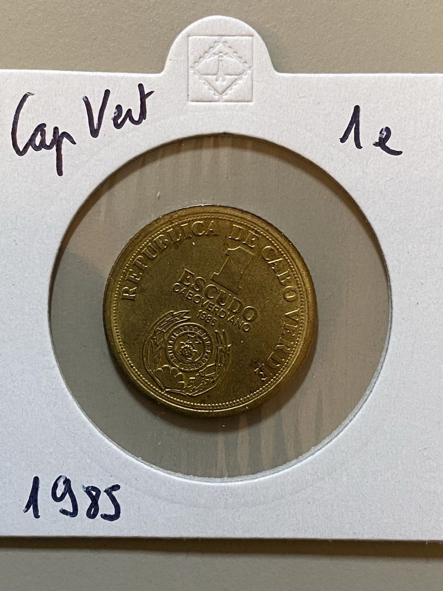 Alle Münzen: Cap Vert - 1 escudo - 1985 – Gebraucht aus Payerne von Mike1682
