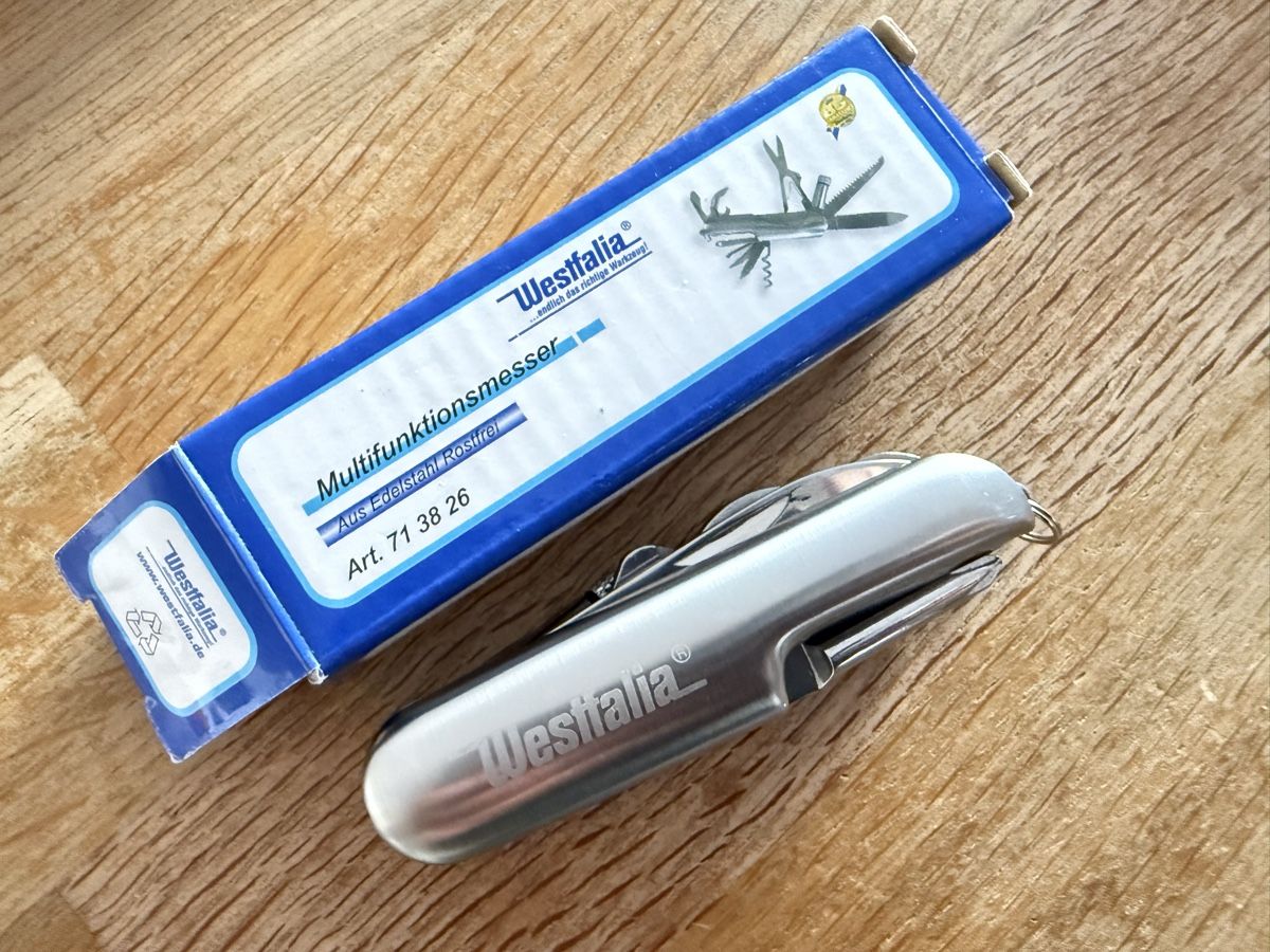 Taschenmesser: Westfalia Taschenmesser Neues Sackmesser – Neu und originalverpackt aus Goldach von Messerguru