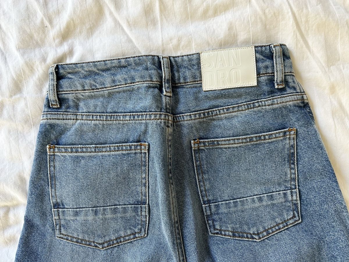 Sandro Jeans: Jeans Sandro coupe large taille 36 bleu clair – D'occasion à Lully VD par Garance040 2