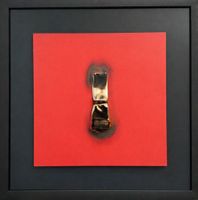 Bernard Aubertin – Tissu brûlé 2009 – Originalwerk